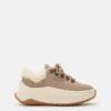 Baskets Moon247 City en peau de mouton beige Baskets Moon247 City en peau de mouton beige