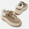 Baskets Moon247 City en peau de mouton beige Baskets Moon247 City en peau de mouton beige
