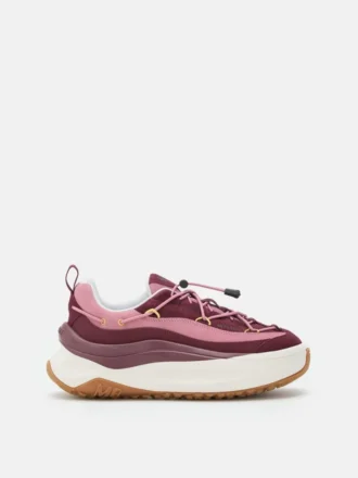 Baskets Moon247 Xlace bordeaux et rose