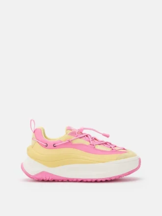 Baskets Moon247 Xlace jaunes et roses