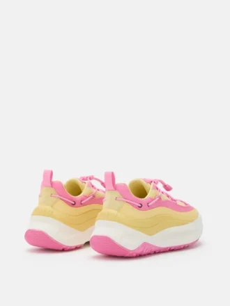 Baskets Moon247 Xlace jaunes et roses