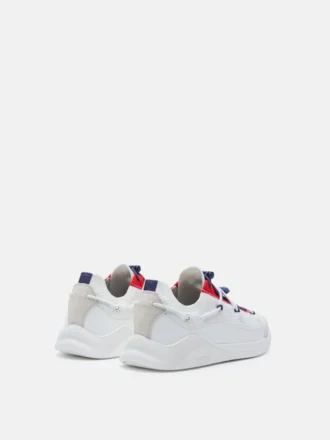 Baskets Moonlight blanches, bleues et rouges Baskets Moonlight blanches, bleues et rouges