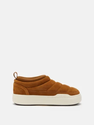 Baskets Park en daim marron