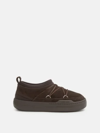 Baskets Park Icon en daim marron foncé