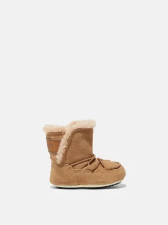 Bottes Crib en daim marron