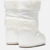 Bottes Icon en fausse fourrure blanche