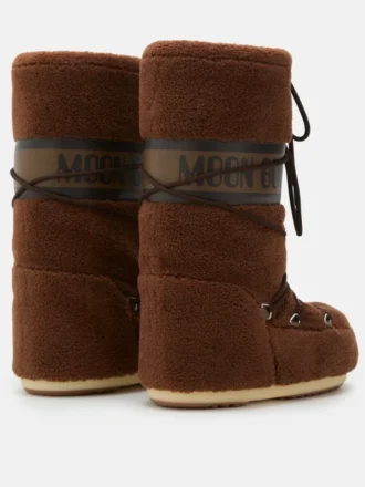 Bottes Icon en polaire marron