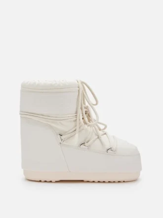 Bottes Icon Low en caoutchouc crème