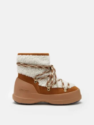 Bottes Luna en peau de mouton marron Bottes Luna en peau de mouton marron