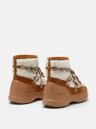Bottes Luna en peau de mouton marron Bottes Luna en peau de mouton marron