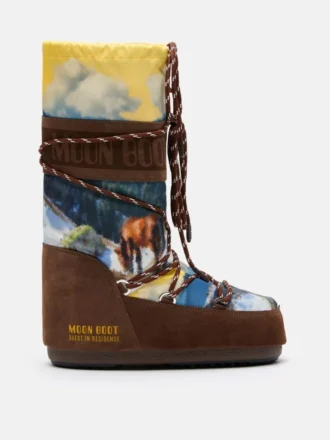Bottes Moon Boot X Guest in Residence Icon High Postcard Cocoa Boots