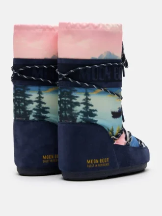 Bottes Moon Boot X Guest in Residence Icon Postcard Midnight Boots