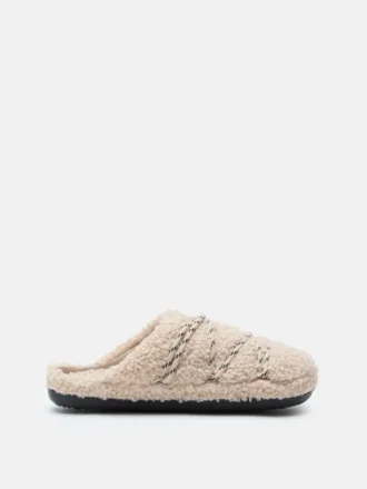 Chaussons Teddy Beige