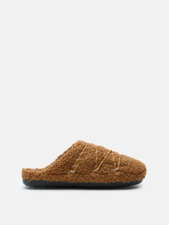 Chaussons Teddy marron