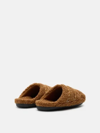 Chaussons Teddy marron