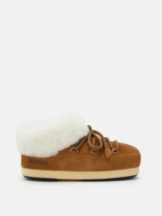 Mules Evx en daim marron