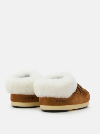 Mules Evx en daim marron