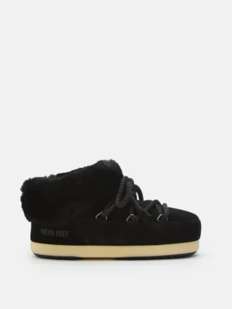 Mules Evx en daim noir