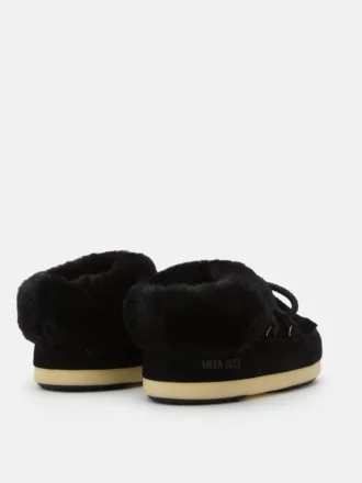 Mules Evx en daim noir